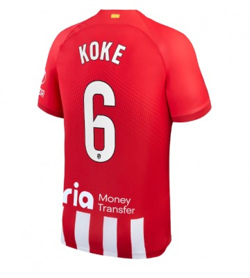 Maillot de foot Atletico Madrid Koke #6 Domicile 2023-24 Manches Courte